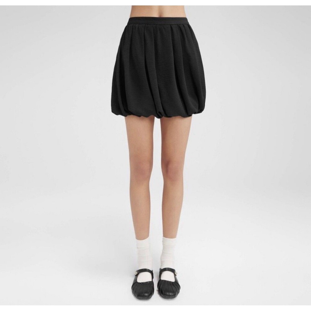 Wild Fable Women's Bubble Mini Skirt Black Size Medium